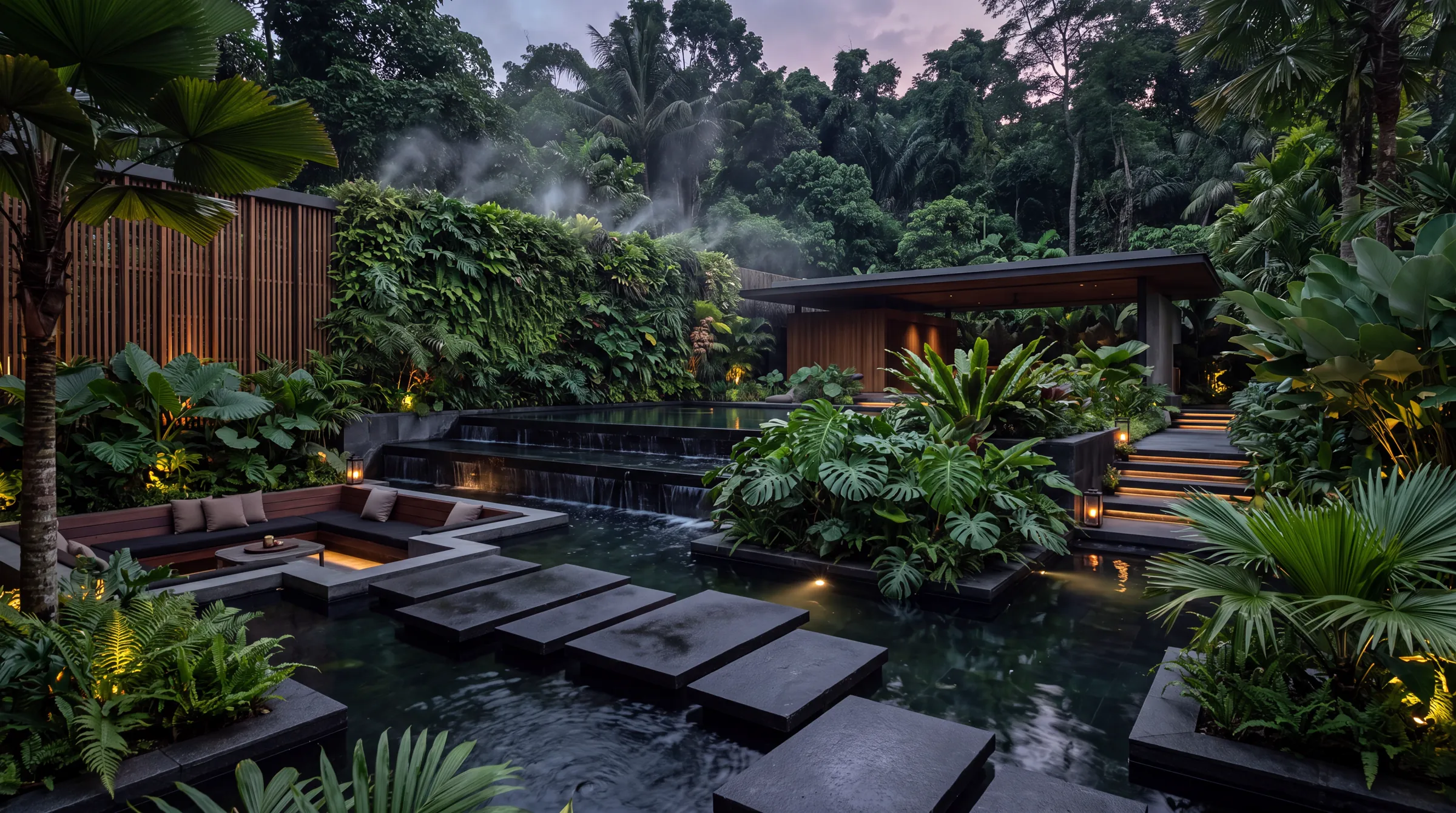 Canopy — tropical water garden