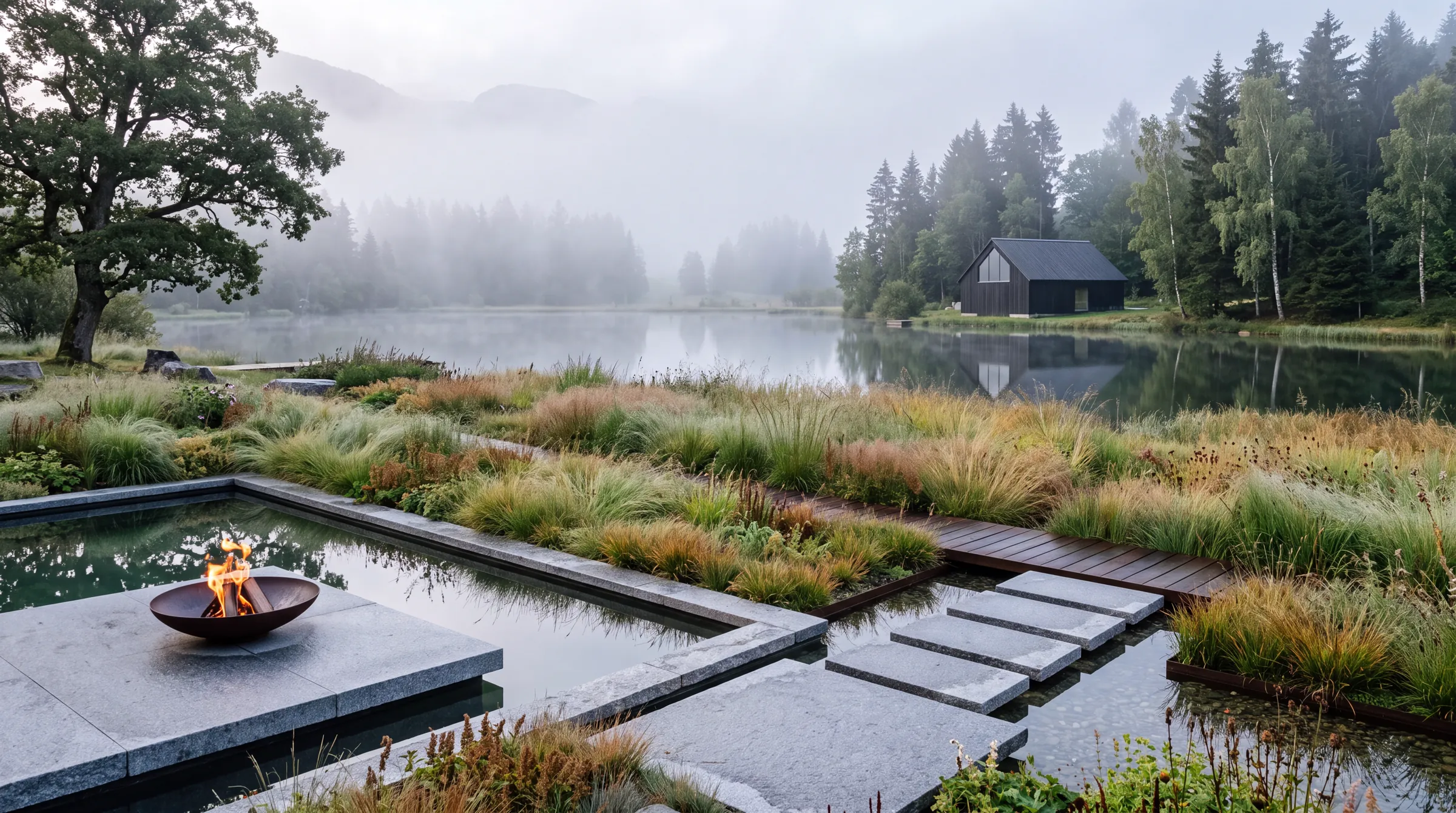 Meadow — alpine lake garden
