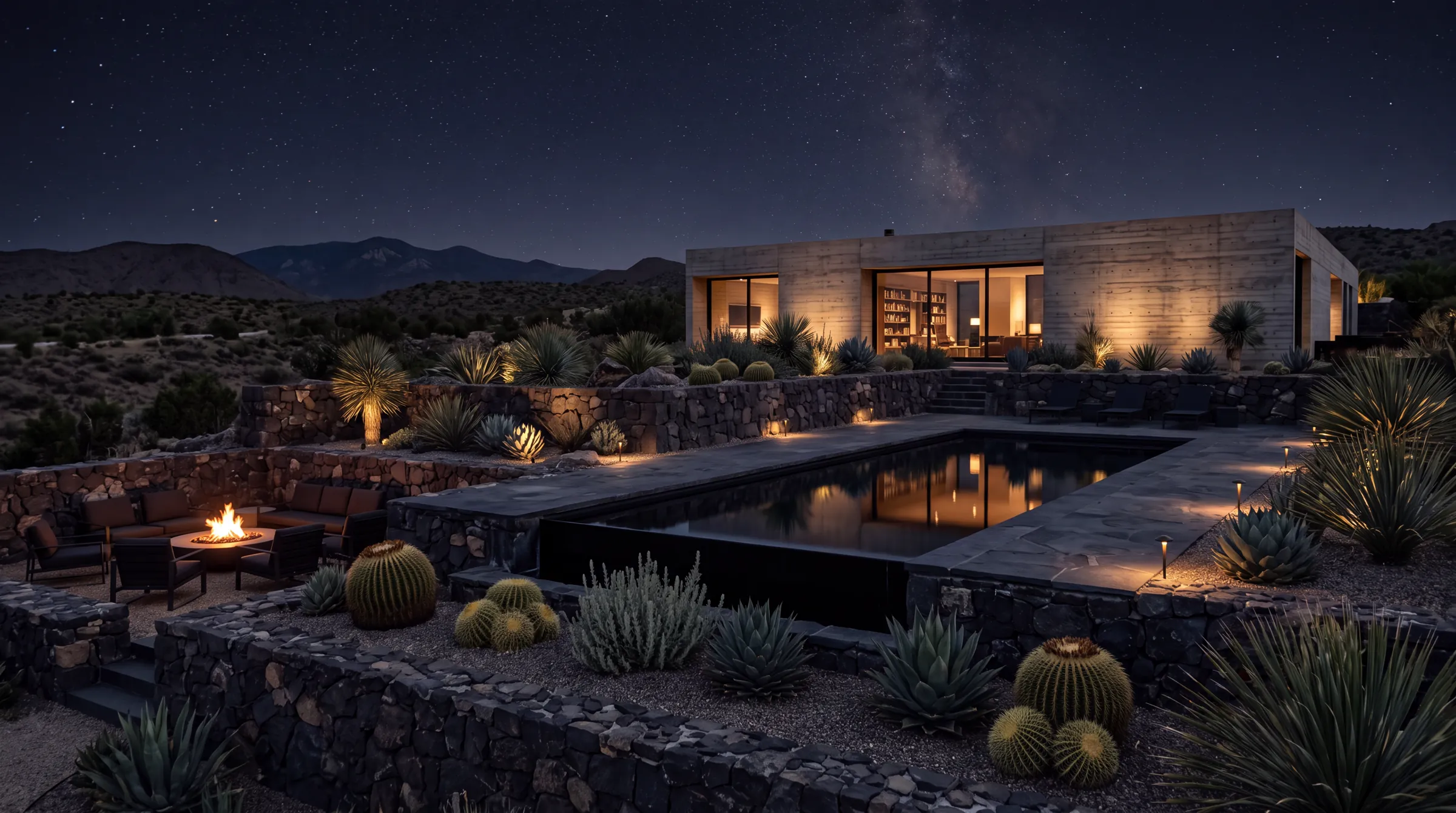 Nocturne — desert at night